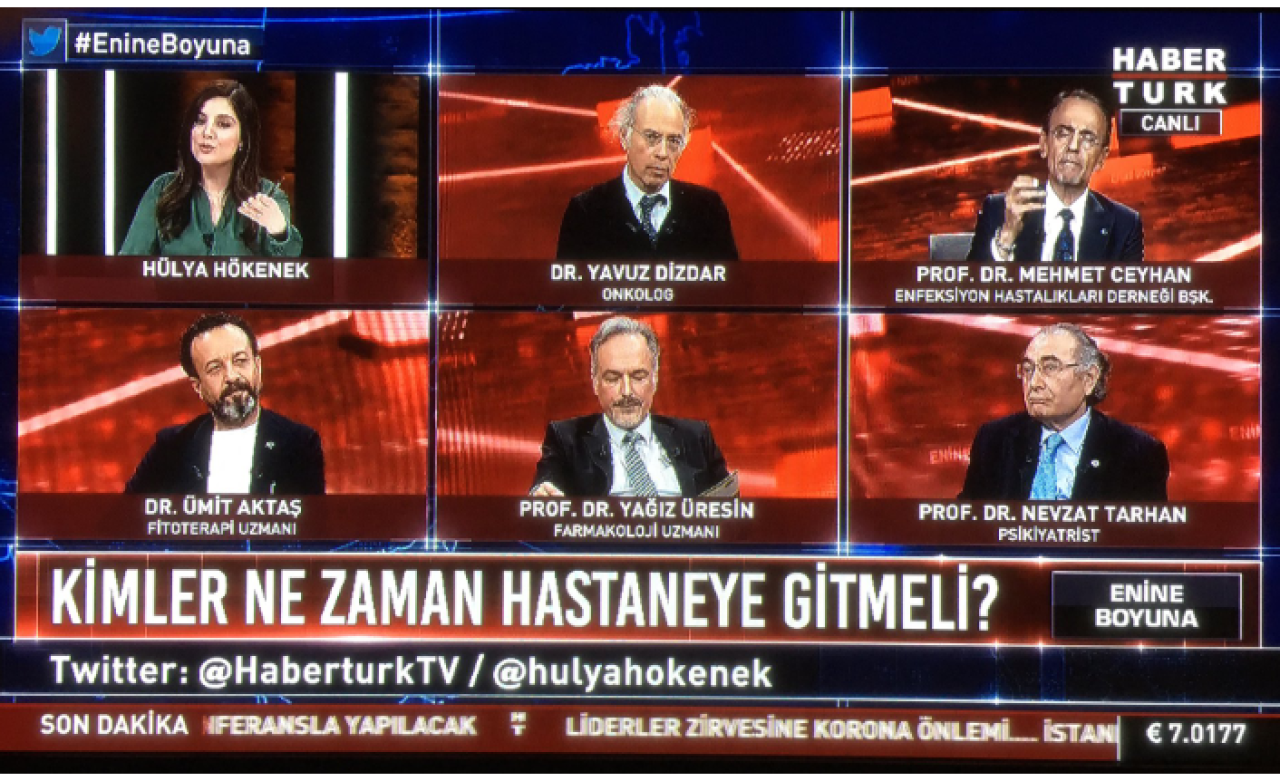 Enfeksiyon hastalıkları uzmanı canlı yayını terk etti: 'İnsanları kandırıyorsunuz'