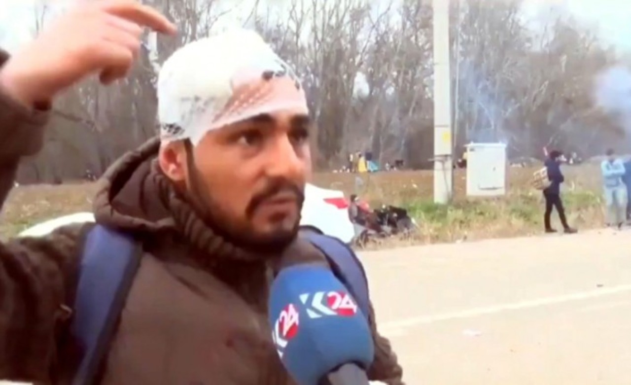 Göçmenlerin arasına karışıp kaçmaya çalışan Konyalıya Yunan polisinden dayak!