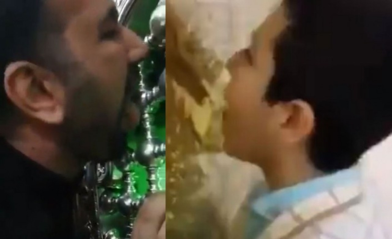 Görüntüler İran'dan: Koronavirüsten korunmak için yaptıkları mide bulandırdı!