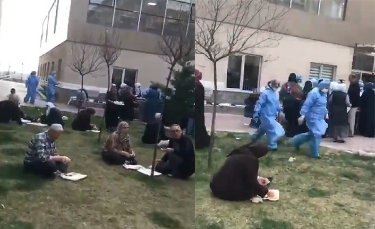 Karantinadaki Umrecilerin görüntüleri şaşırttı!