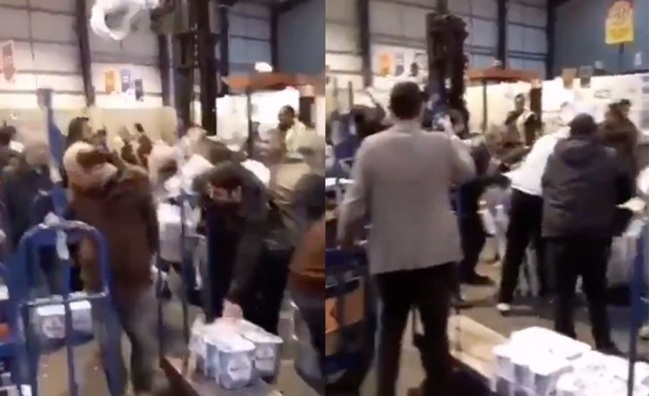 Markette büyük izdiham: Tuvalet kağıdı saniyeler içerisinde tükendi!