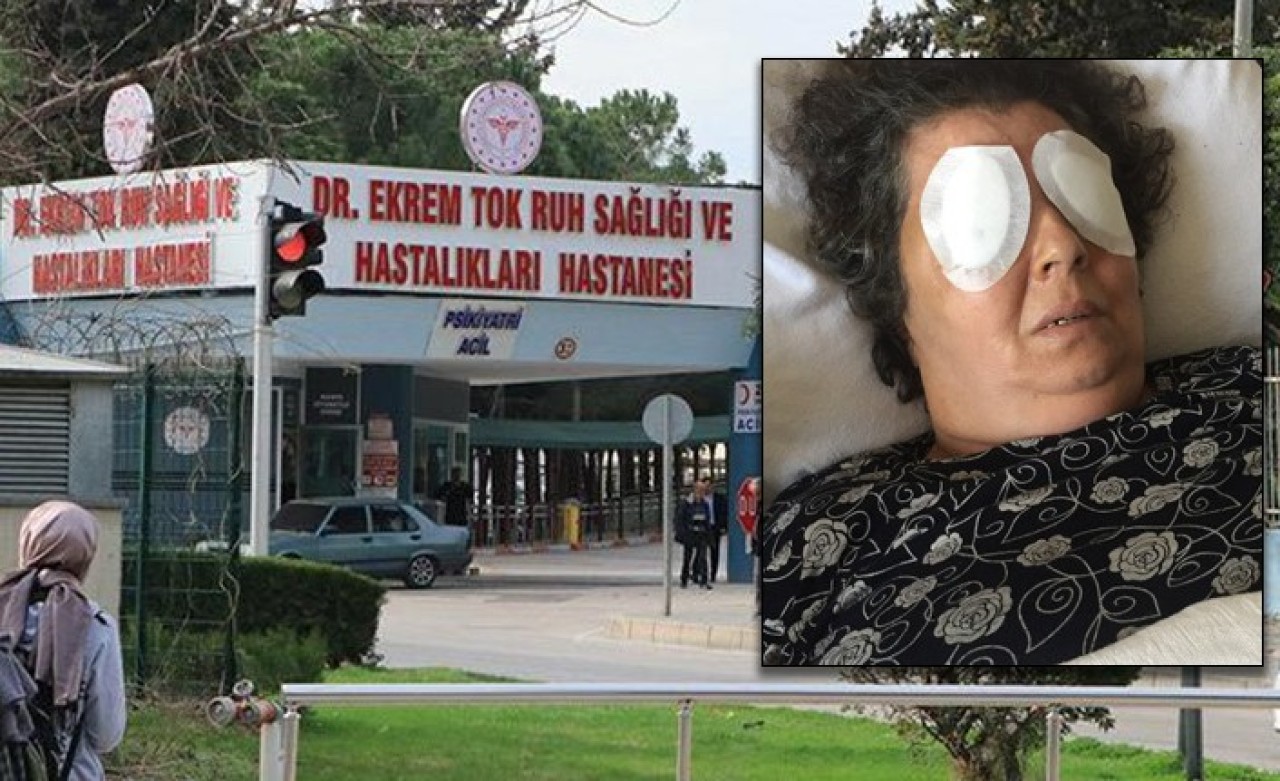 Ruh sağlığı hastenesinde korkunç olay: Oda arkadaşının gözlerini oydu!