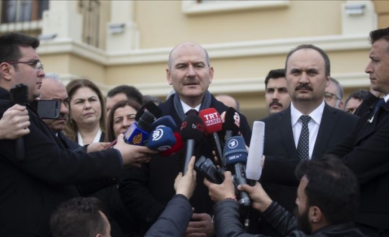 Soylu muhabirle tartıştı: İçişleri bakanı yalan söylüyor öyle mi?