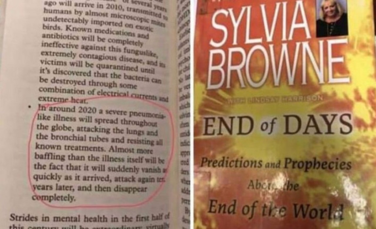 Yok artık! ABD'li medyum koronavirüsü 12 yıl önce yazmış