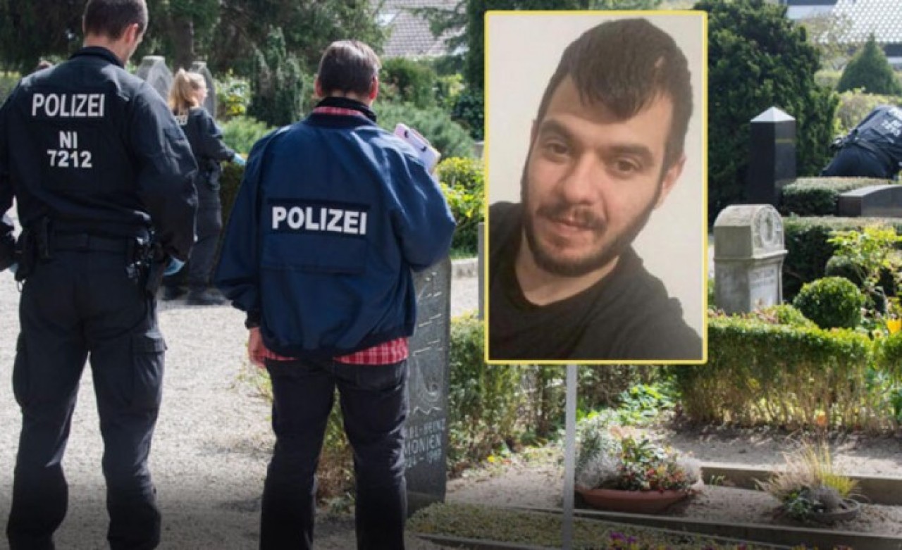 Bedeninin yarısı mezarlıkta toprağa gömülü halde bulundu!