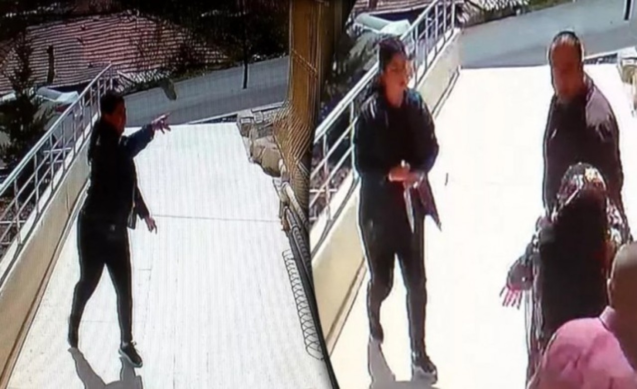 18'lik Büşra eski sevgilisinin evini bıçakla bastı,  dehşet saçtı