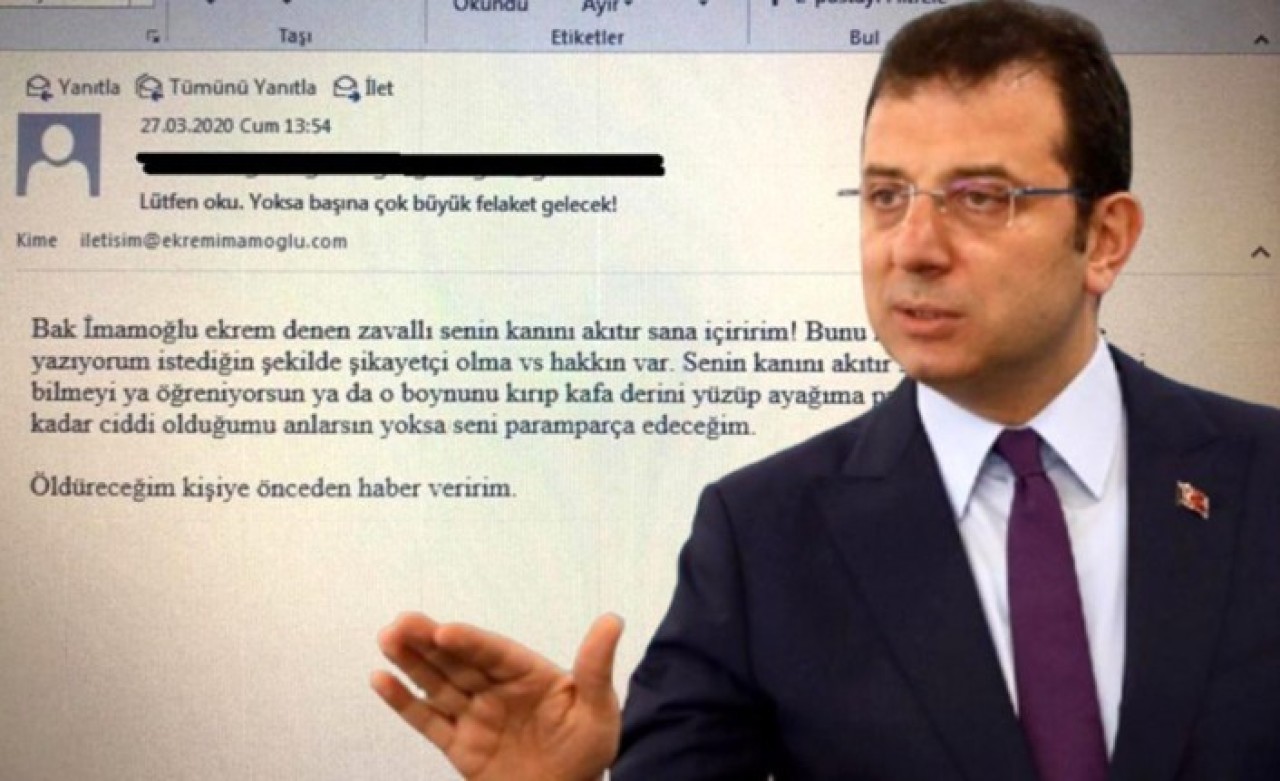 İmamoğlu'na tehdit mesajı atan isim bakın kim çıktı!