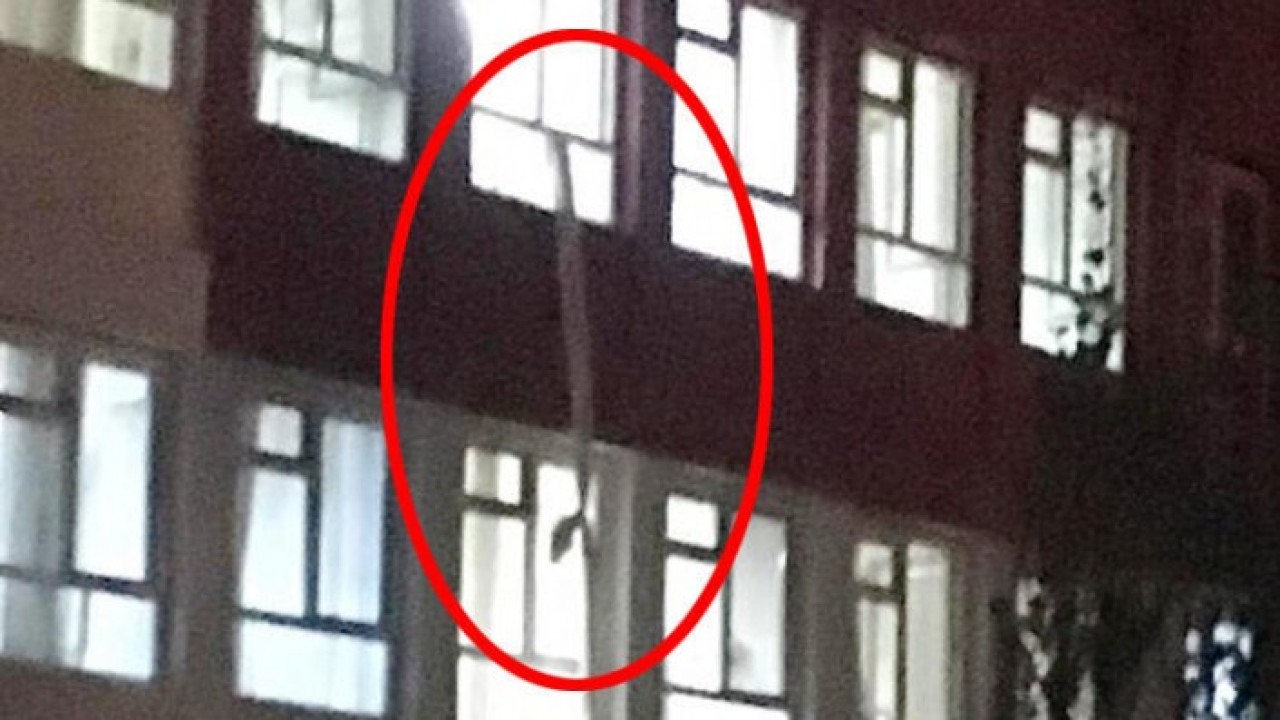 Koronavirüs hastası pencereden çarşafla kaçtı! 