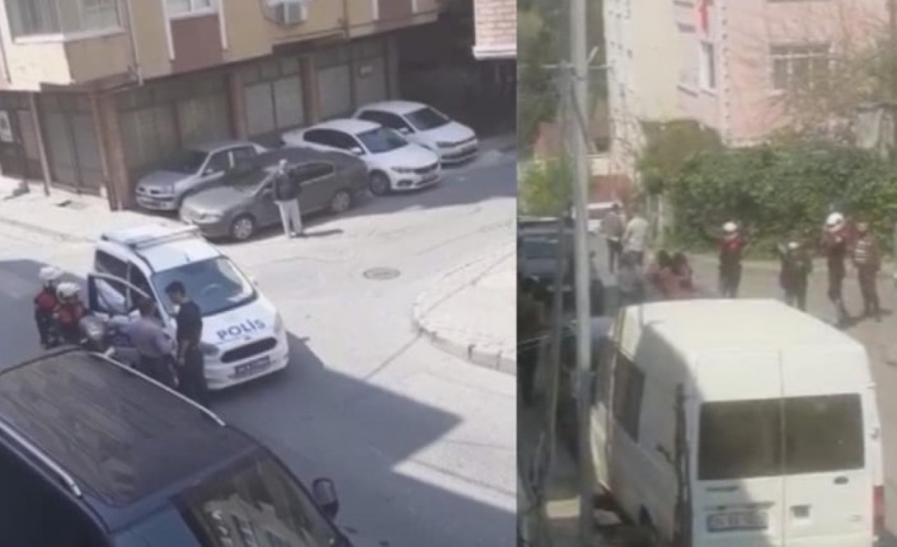 Küçükçekmece'de polise saldıranların son hali ortaya çıktı