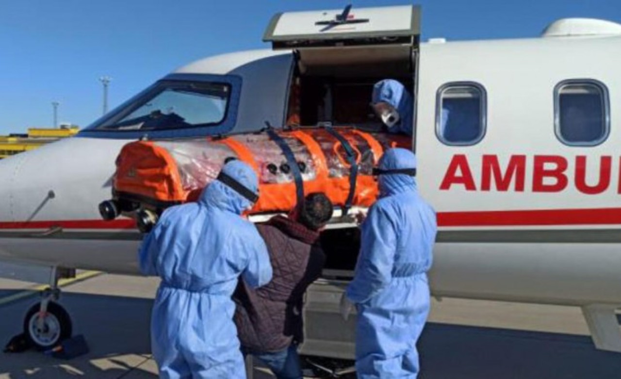 Leyla'nın babasını taşıyan uçak Ankara'ya indi