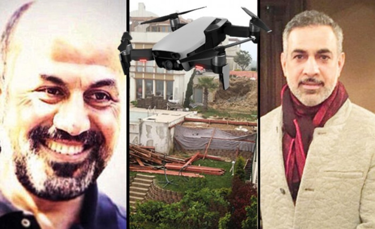 Villaların olduğu sitede kriz: Katarlı komşu dronla evimizi izliyor!