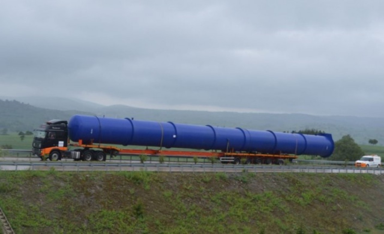 İskenderun'dan Samsun'a 5 günde getirildi: Tam 40 metre!