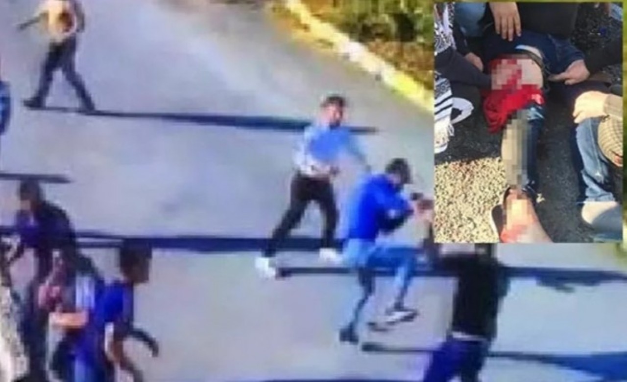 'Marketi neden açmıyorsun?' kavgası kameralara yansıdı