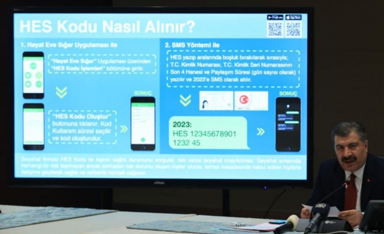 Seyahat edecekler için HES Kodu kullanıma açıldı!