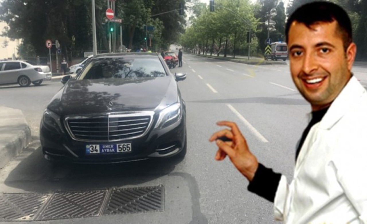 Ünlü çiğköfteci Ömer Aybak lüks otomobiliyle kaza geçirdi!