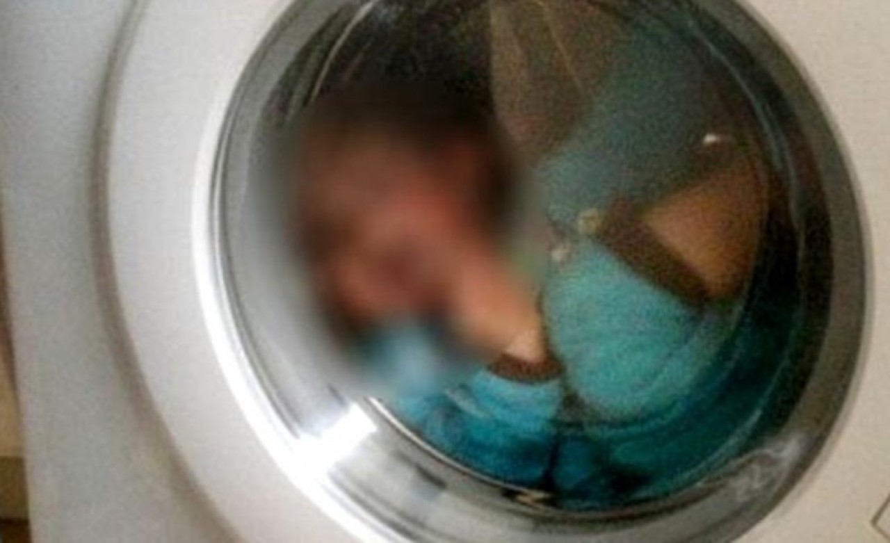 3 yaşındaki oğlunu çamaşır makinesine kilitleyen baba tutuklandı