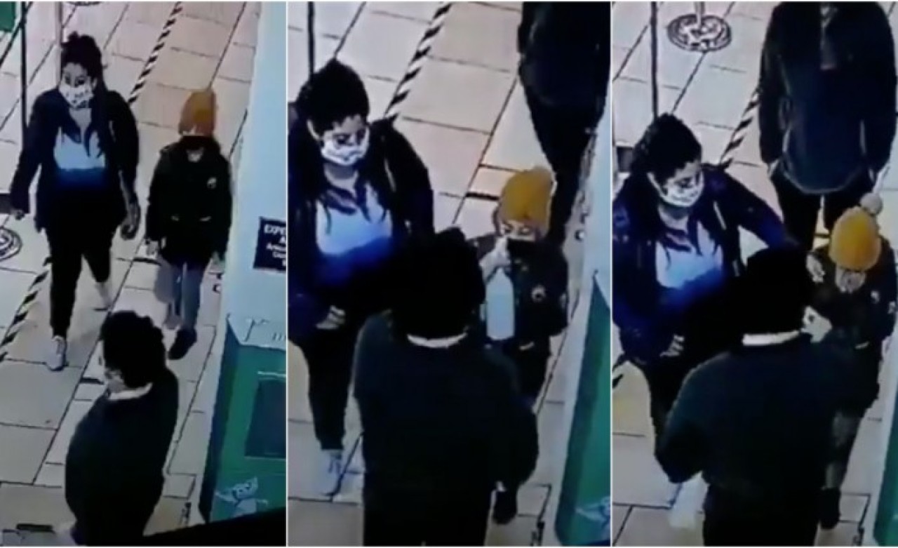 Ateş ölçer ile dezenfektanı karıştıran güvenlik görevlisi çocuğun gözüne dezenfektan sıktı!