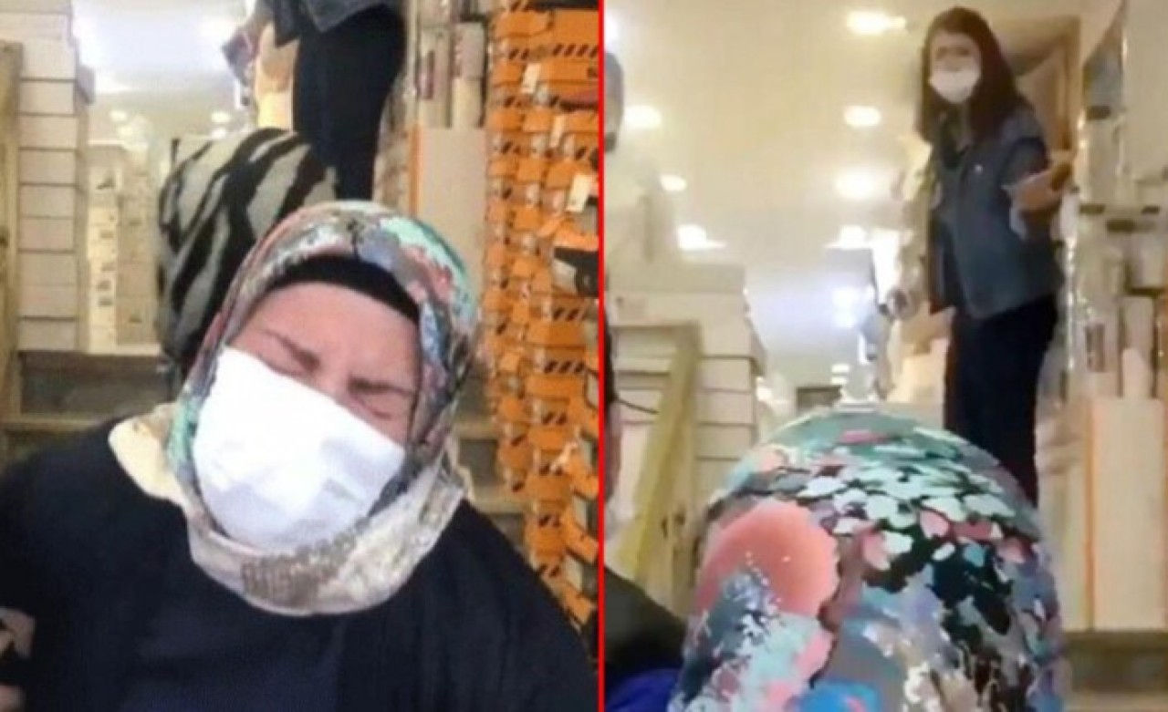 Ayakkabı için itilen anne,  kızından değil görüntüyü çekenden şikayetçi oldu