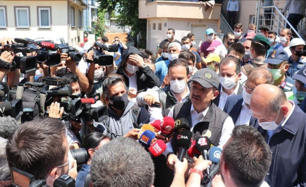 Bakanlar Soylu ve Pakdemirli sel bölgesinde: 1 milyon lira destek