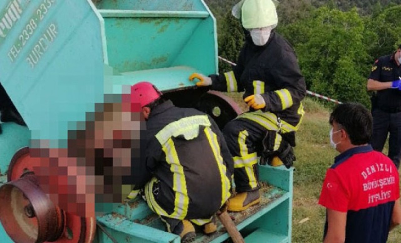 Ferhat Aydın'ın feci ölümü: Patos makinesine düştü