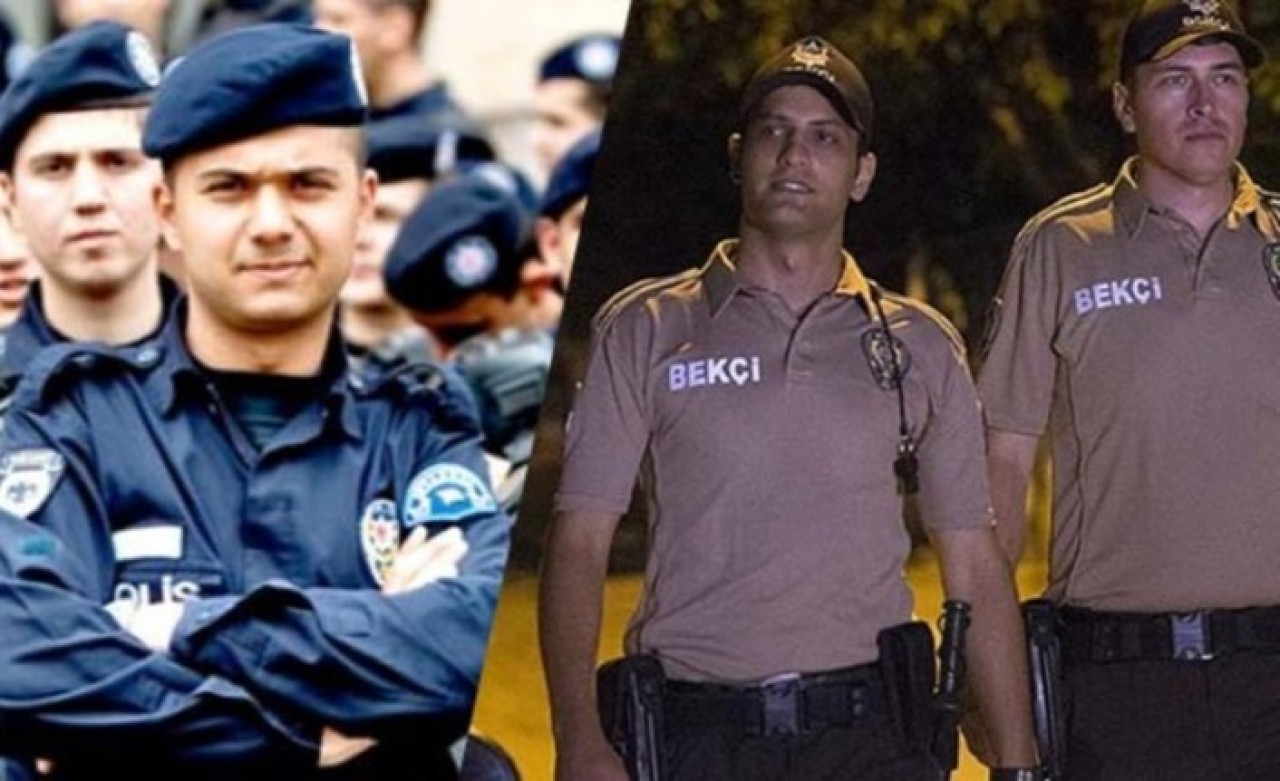İçişleri Bakanlığı polis ve bekçilerin yetkisini karşılaştırdı