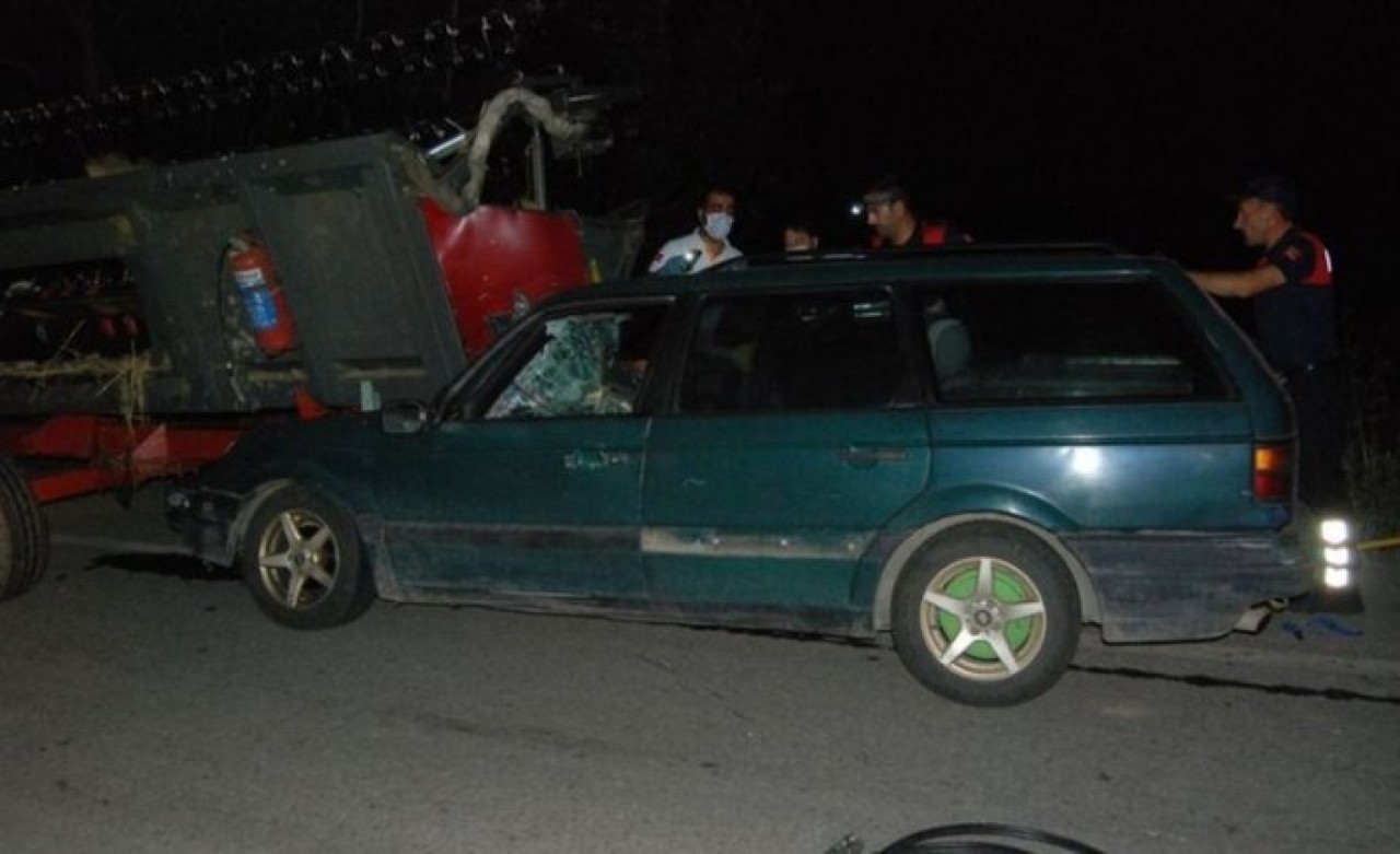 Otomobil biçerdövere çarptı: Gürsel Akgün öldü