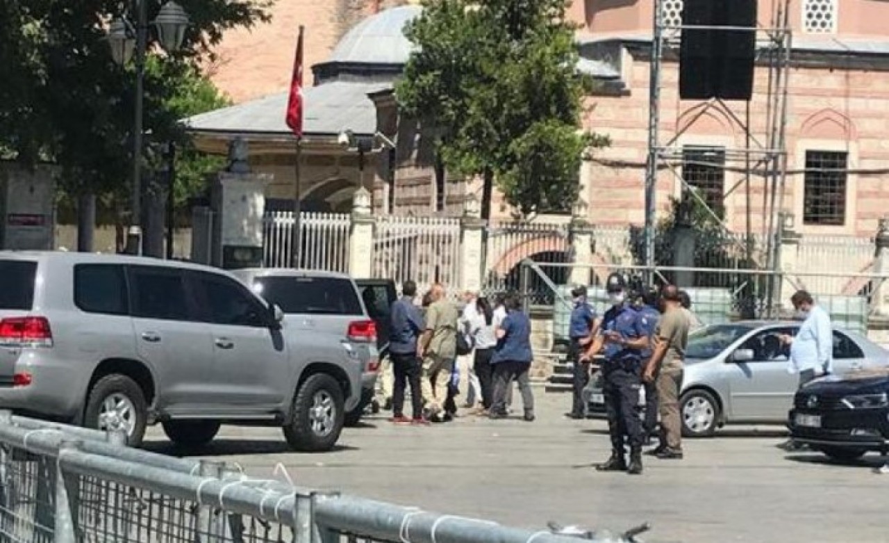 ABD'den Ayasofya'ya sürpriz ziyaret
