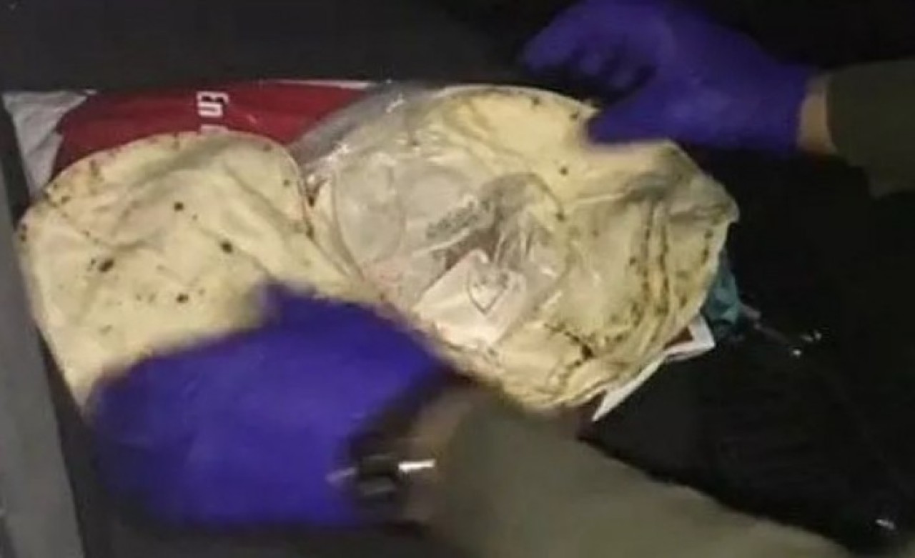 Bursa'da dürüm içi esrar operasyonu