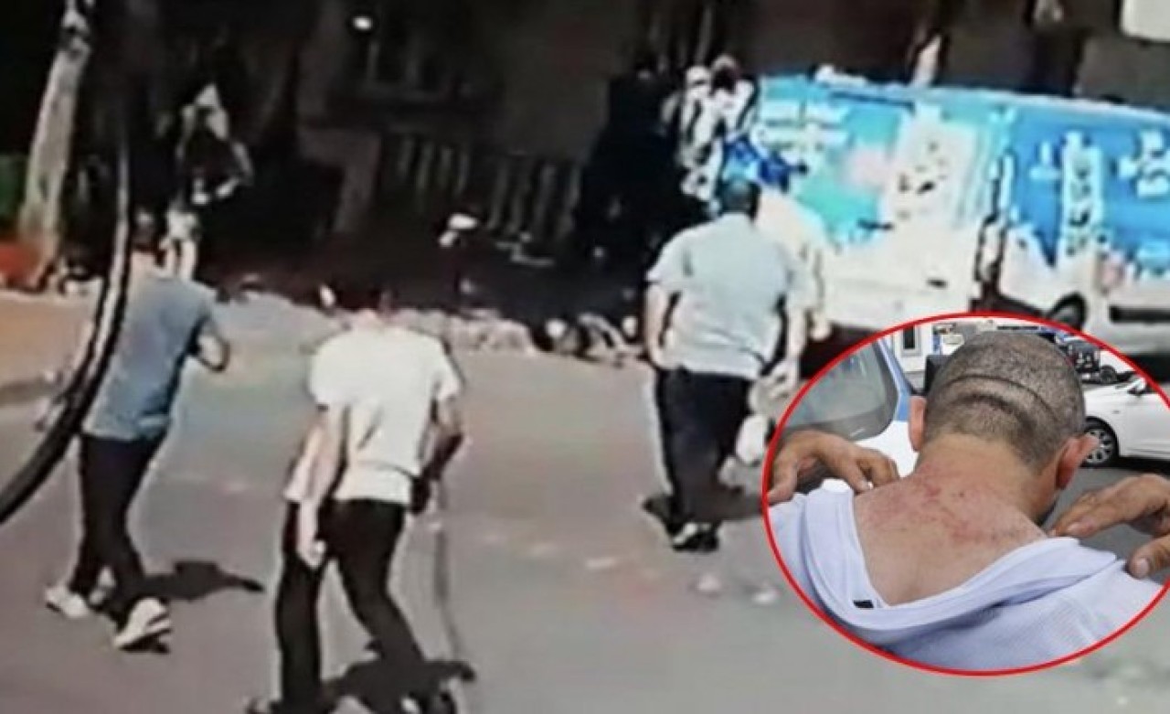 Çocuklara süt dağıtan yapan belediye ekibine saldırdılar!