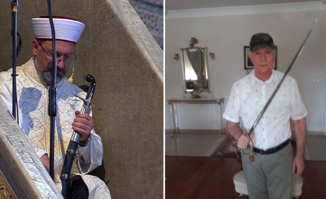 Emekli yarbay Tevfik Diker'den Diyanet İşleri Başkanı Ali Erbaş'a kılıçlı düello çağrısı!