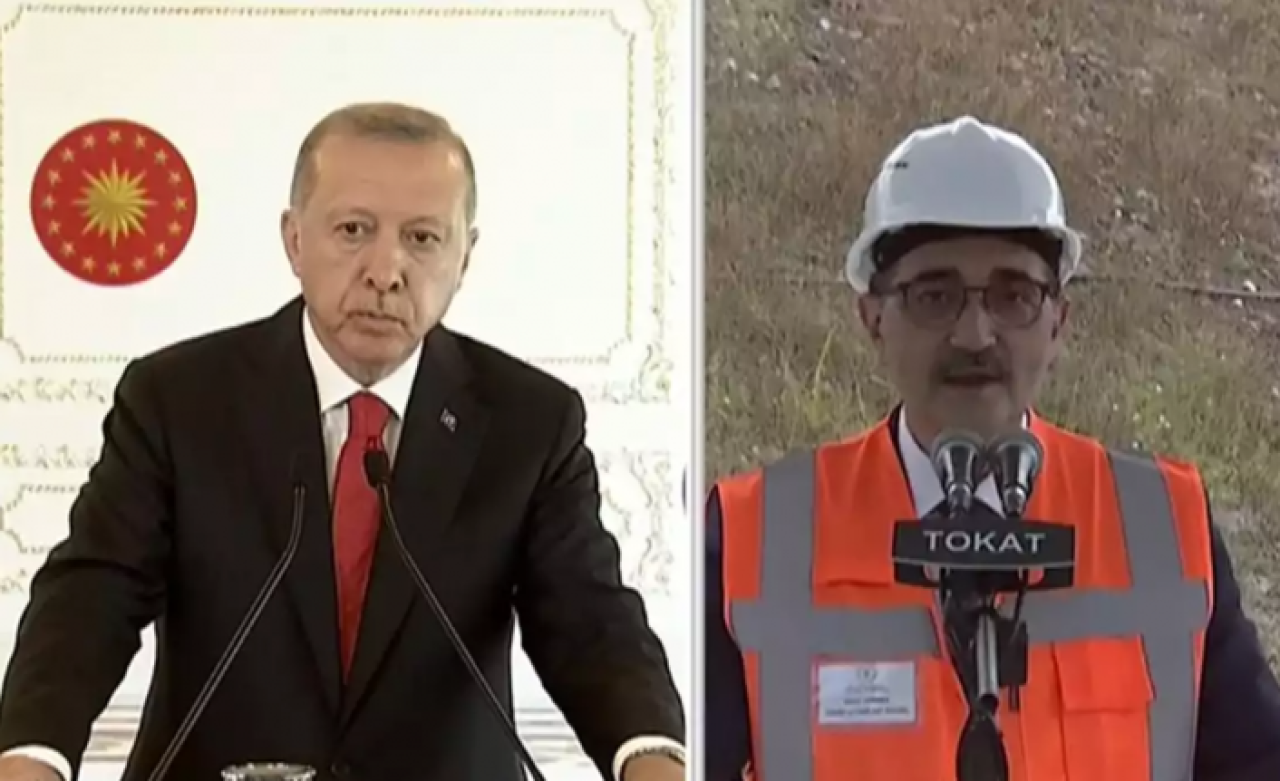 Erdoğan canlı yayında Bakan Dönmez'e çıkıştı: Müsaade edin de konuşmamı yapayım