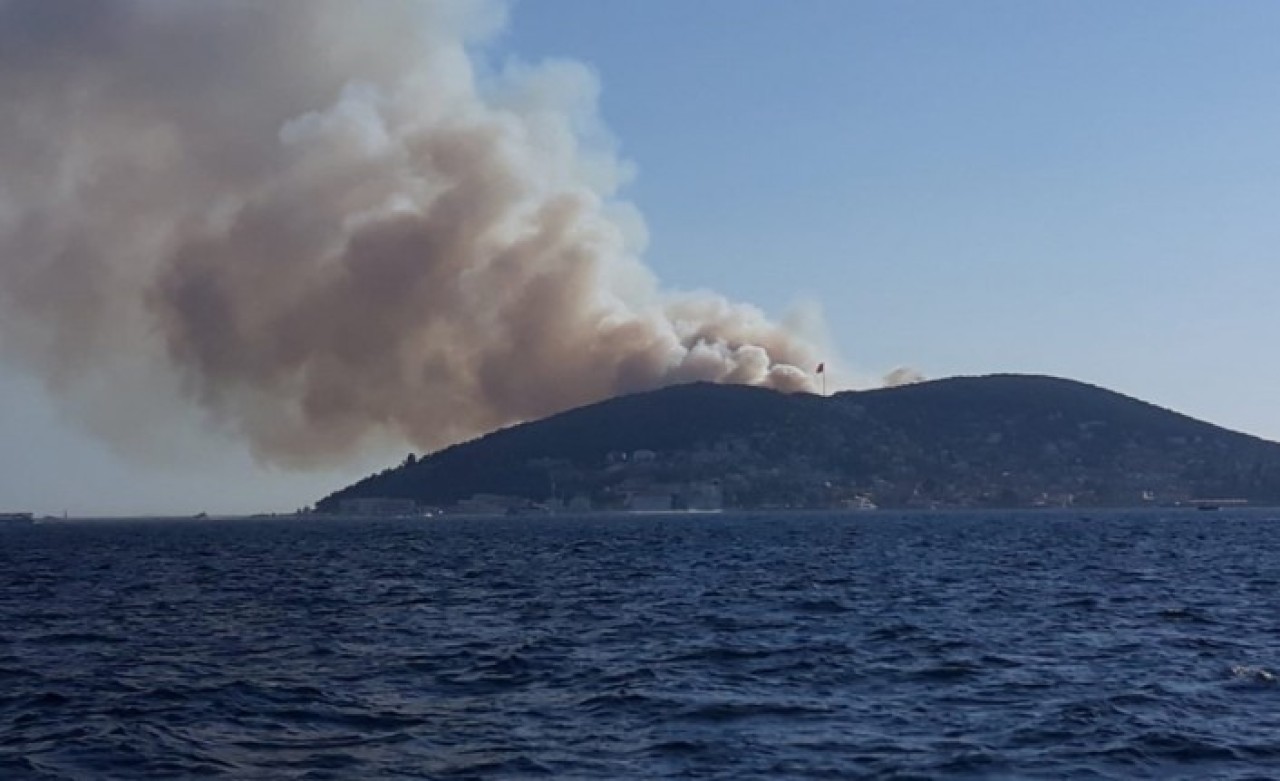 Heybeliada'daki yangınla ilgili gözaltına alınan kişi tutuklandı