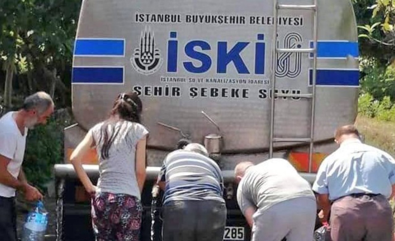 Şile'deki su kuyruğuna İBB'den yanıt: 'Basınç sorunu var'