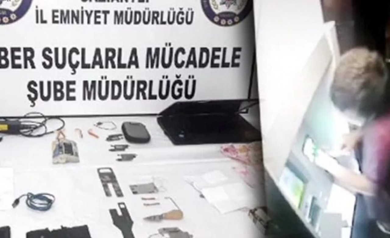 ATM'lerden kartları kopyalayarak para çekenlere suçüstü!