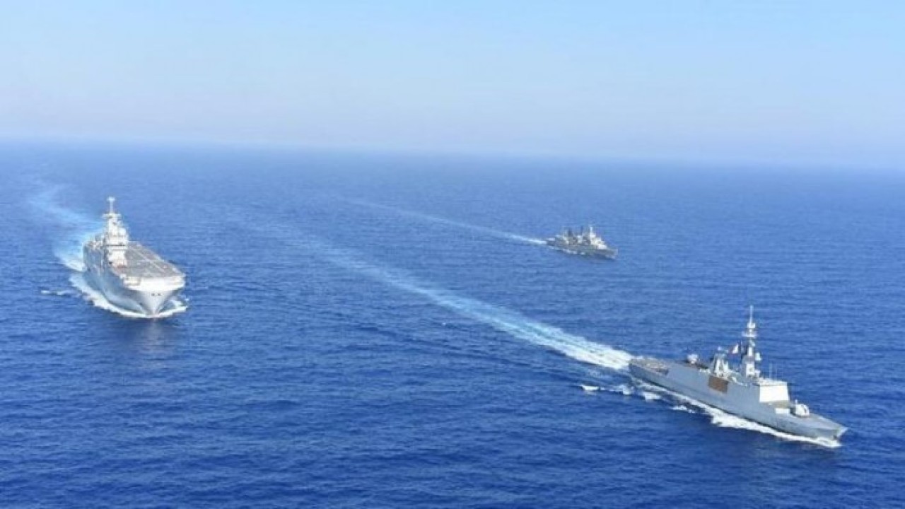 Doğu Akdeniz'e savaş gemisi yollayan Fransa'ya Almanya'dan sert tepki: Bu adımı not ettik!