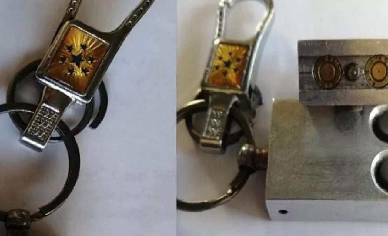 Gaziantep'te araç kumandası şeklinde silah ele geçirildi