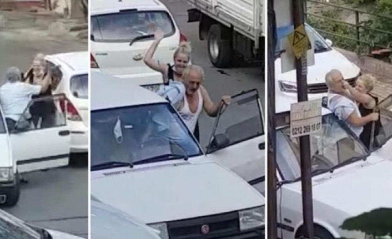 İstanbul trafiğinde görülmedik kavga: Tekvandocu kadın magandaya dayak attı!