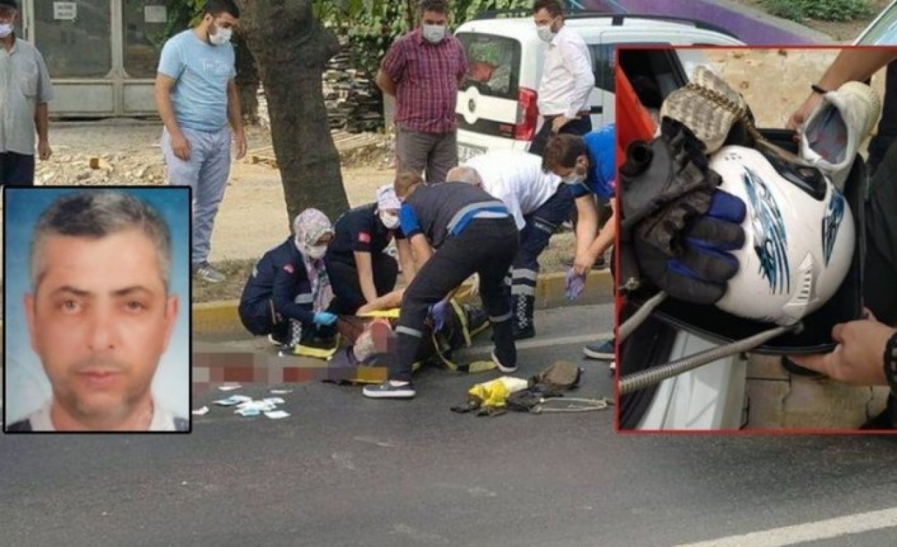 Kask takmadı,  canından oldu: Nihat Tınazoğlu öldü