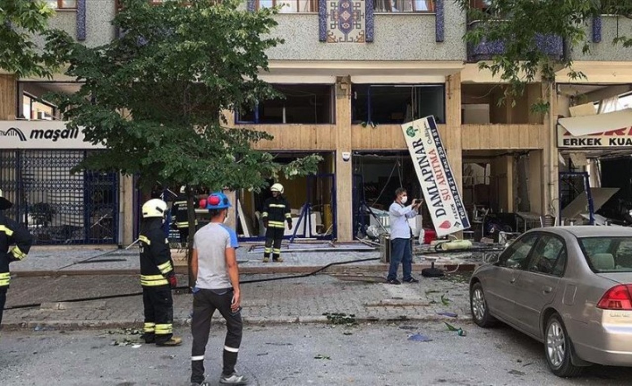 Konya'da bir iş yerinde patlama