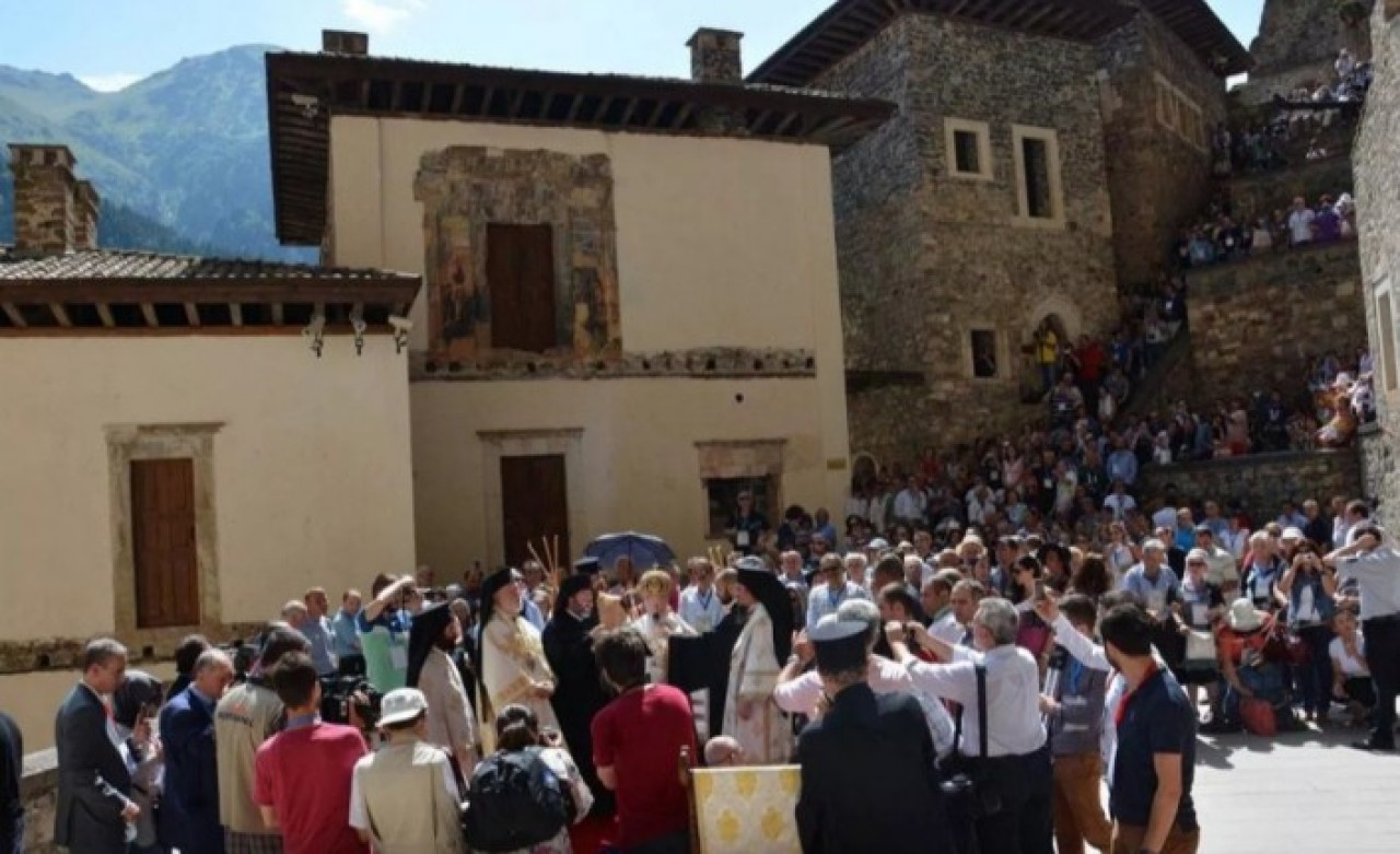 Sümela Manastırı'nda 5 yıl aradan sonra ilk ayin