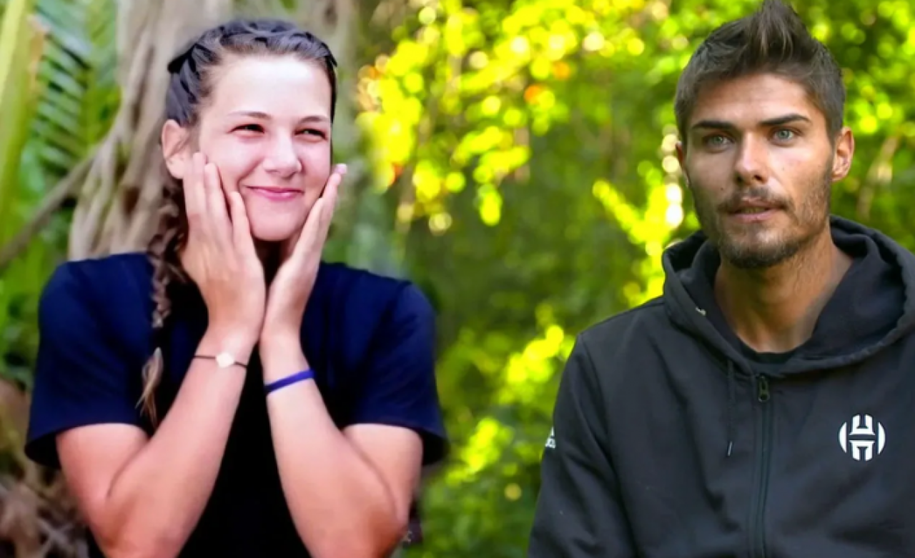 Survivor yarışmacıları Barış Murat Yağcı ve Nisa Bölükbaşı sarmaş dolaş yakalandı