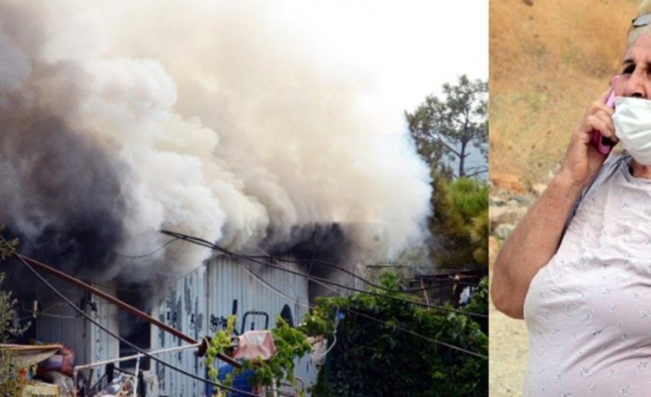 Bu da yangın ana: Nahide Kaan,  8. kez evini yaktı!