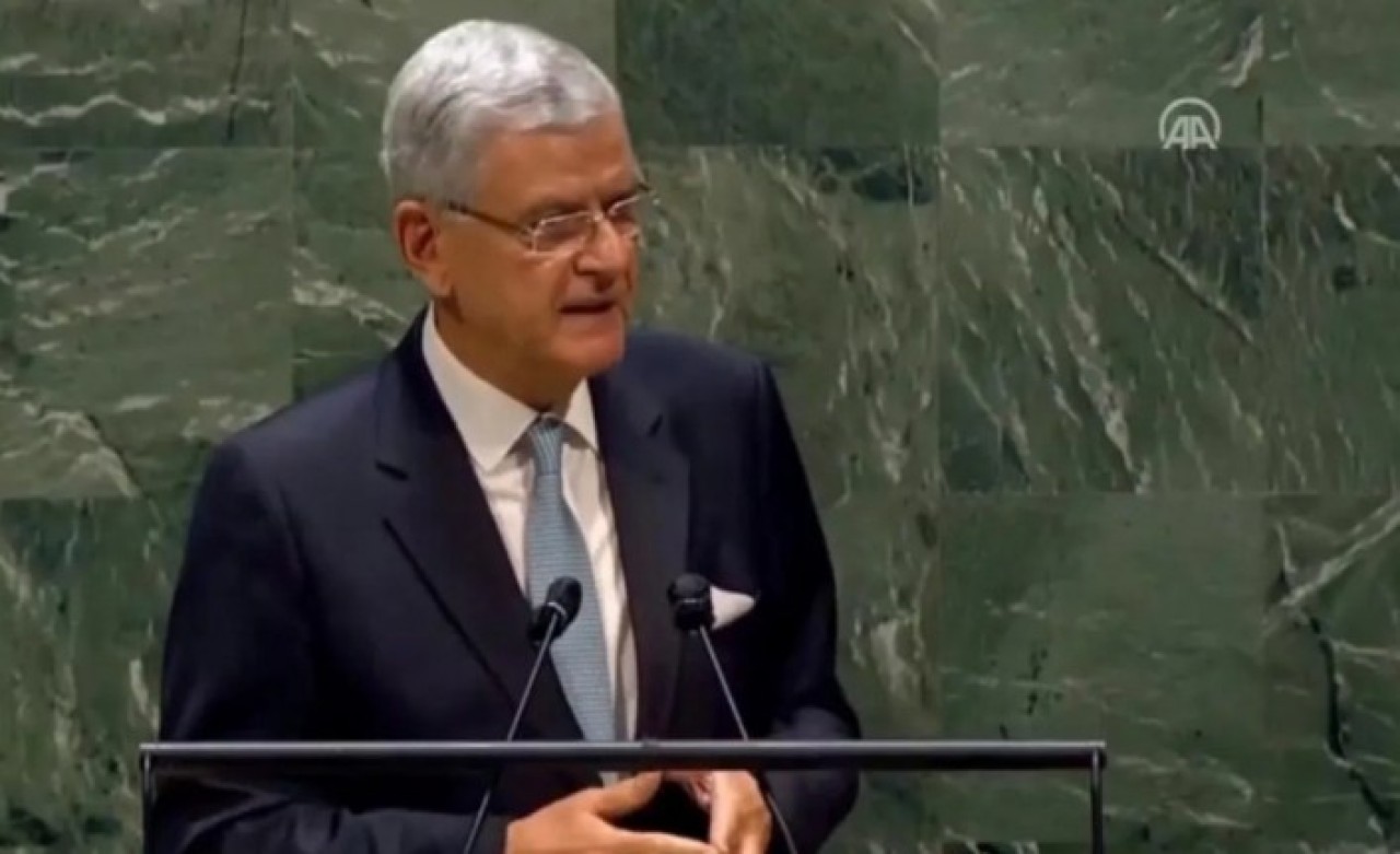 BM Genel Kurulu'nda bir ilk: Volkan Bozkır konuşma yaptı