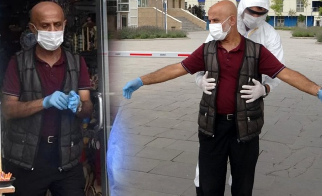 Koronavirüslü olmasına rağmen dükkanını açan esnaf savunmasıyla pes dedirtti