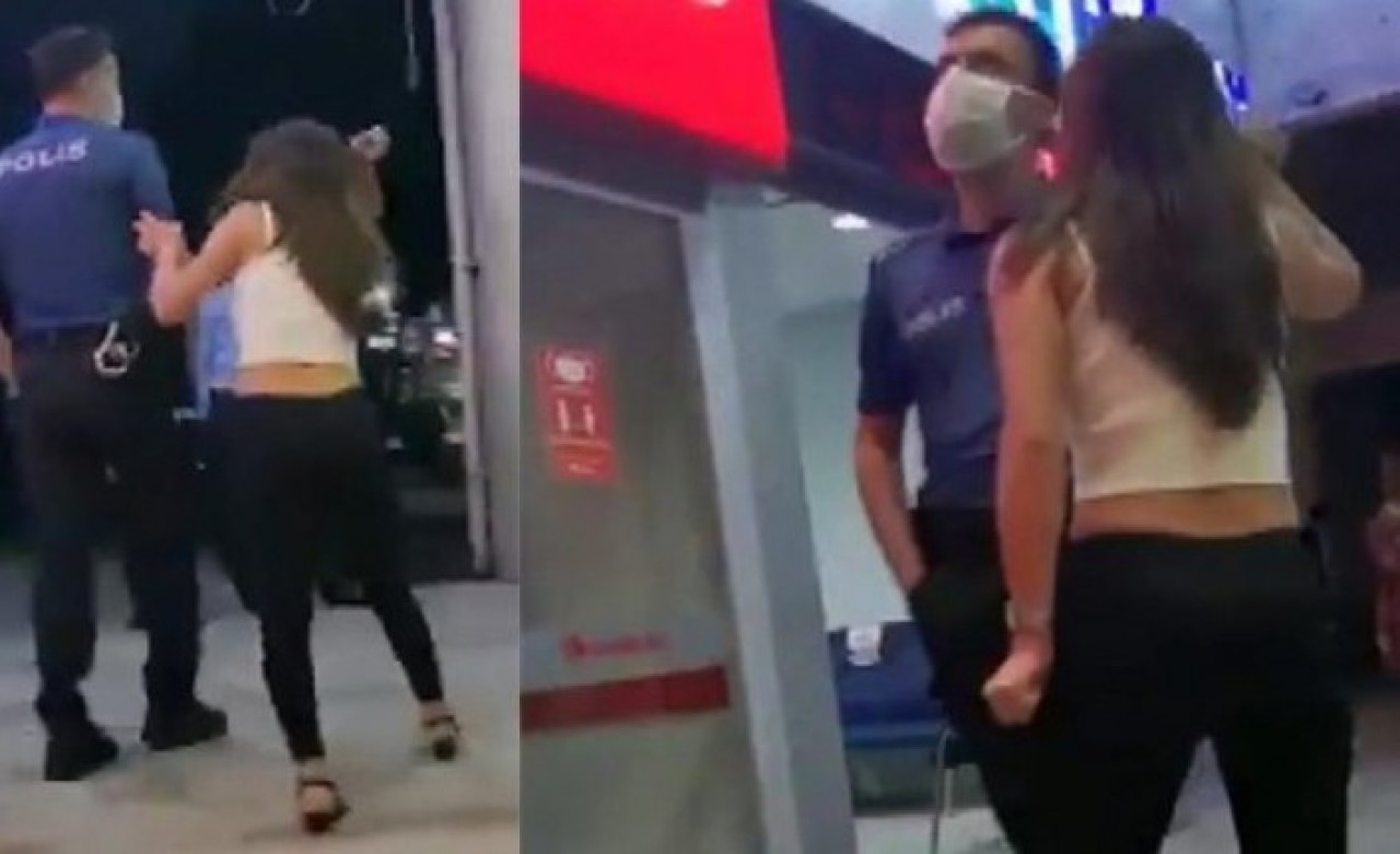 Üsküdar'da bir kadın polislere küfür edip ısırdı: 'Sizi öldürdüklerine seviniyorum'