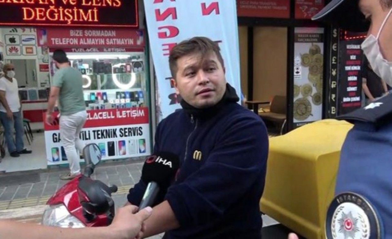 "Bana teşkilatın numarasını verin" sözleriyle gündem olmuştu! O kuryeye şok