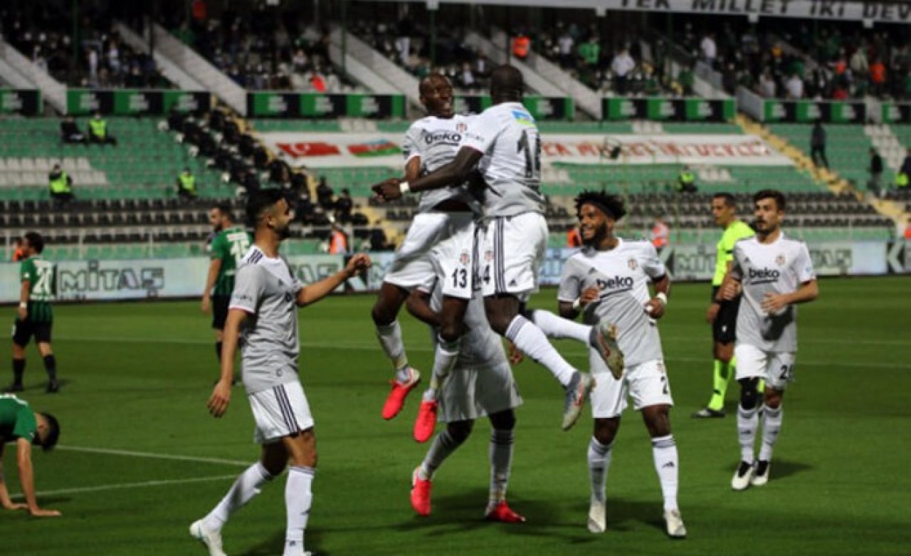 Beşiktaş'tan Denizli'de kritik galibiyet