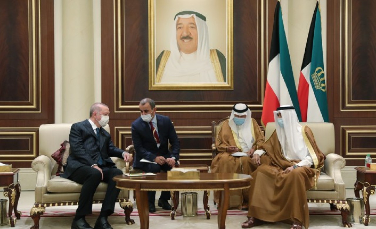 Cumhurbaşkanı Erdoğan'dan Kuveyt'e taziye ziyareti