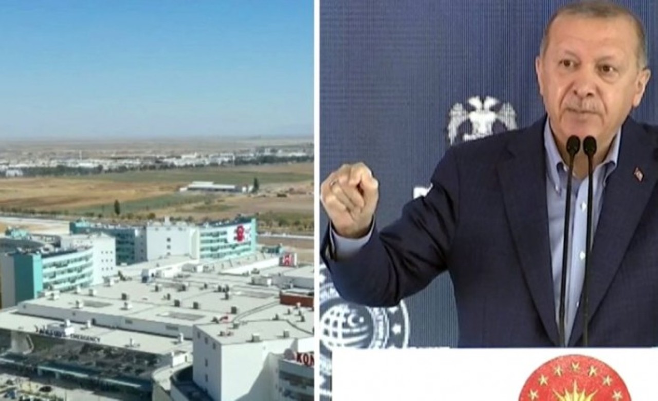 Erdoğan,  açılışını yaptığı Konya Şehir Hastanesi'ni beğenmedi: 'Bunu hemen düzeltelim'