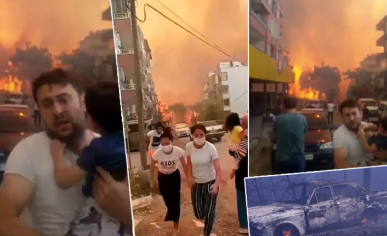 Hatay cayır cayır yanıyor: İnsanlar kaçıyor!